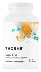 A bottle of Super EPA supplements